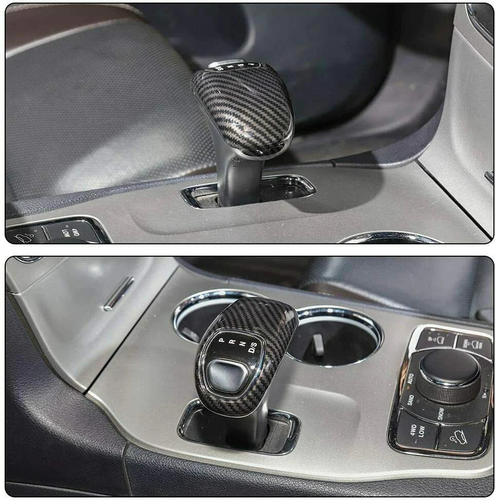 For 2014-2016 Jeep Grand Cherokee WK2 Gear Shift Knob Decor Cover Trim - Image 2