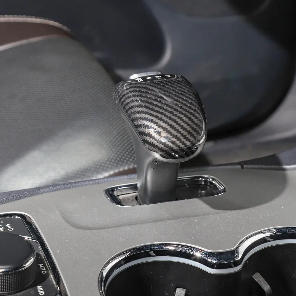 For 2014-2016 Jeep Grand Cherokee WK2 Gear Shift Knob Decor Cover Trim - Image 6