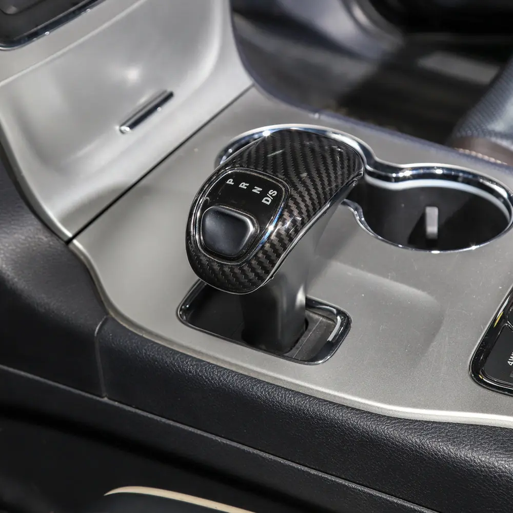 For 2014-2016 Jeep Grand Cherokee WK2 Gear Shift Knob Decor Cover Trim - Image 7