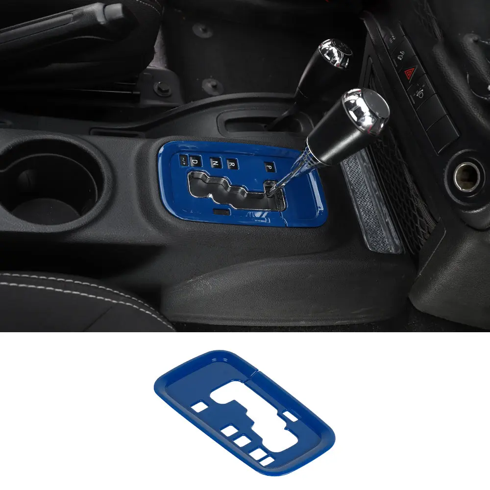 For 2011-2018 Jeep Wrangler JK JKU Gear Shift Panel Cover Trim - Image 11