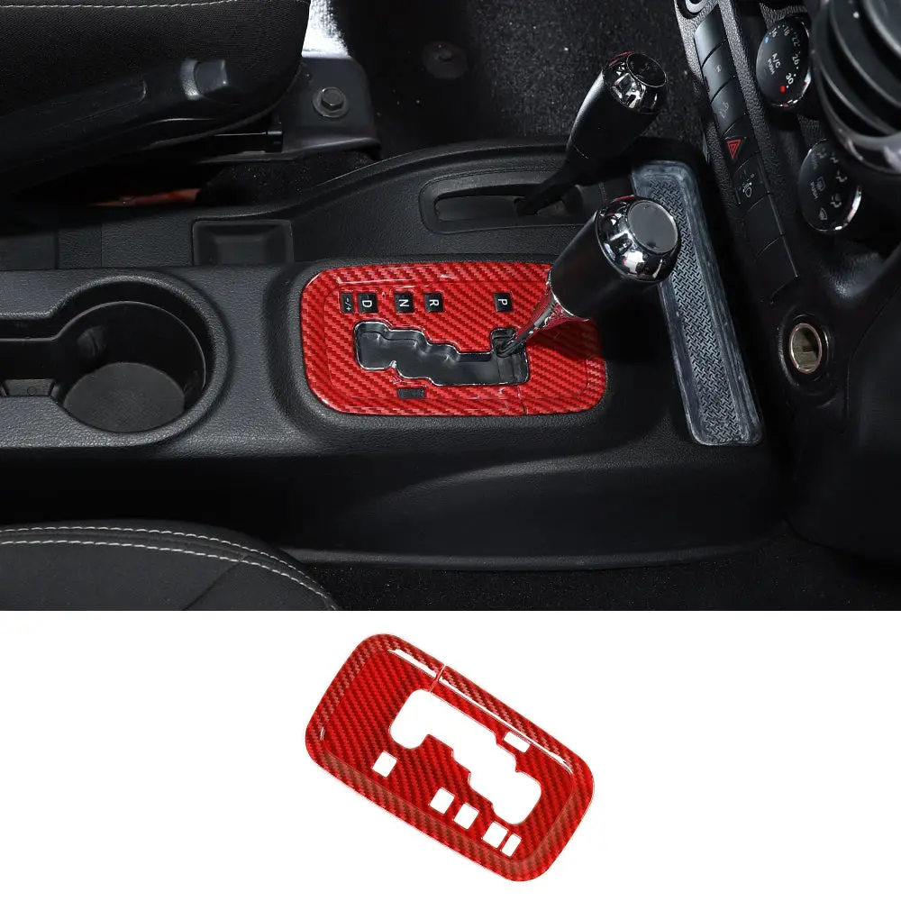 For 2011-2018 Jeep Wrangler JK JKU Gear Shift Panel Cover Trim - Image 12