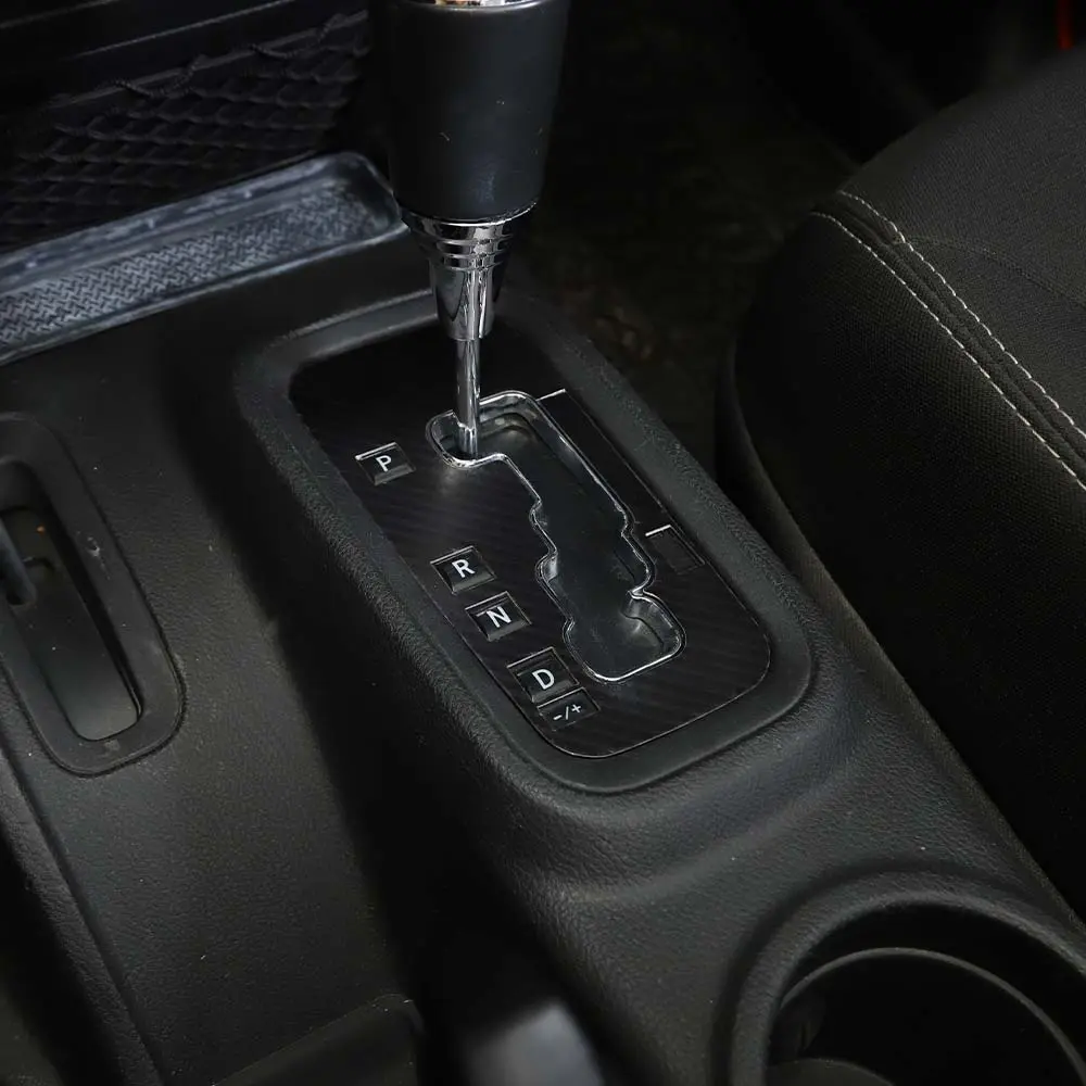 For 2011-2018 Jeep Wrangler JK & Unlimited Gear Shift Panel Cover Trim Aluminum - Image 4