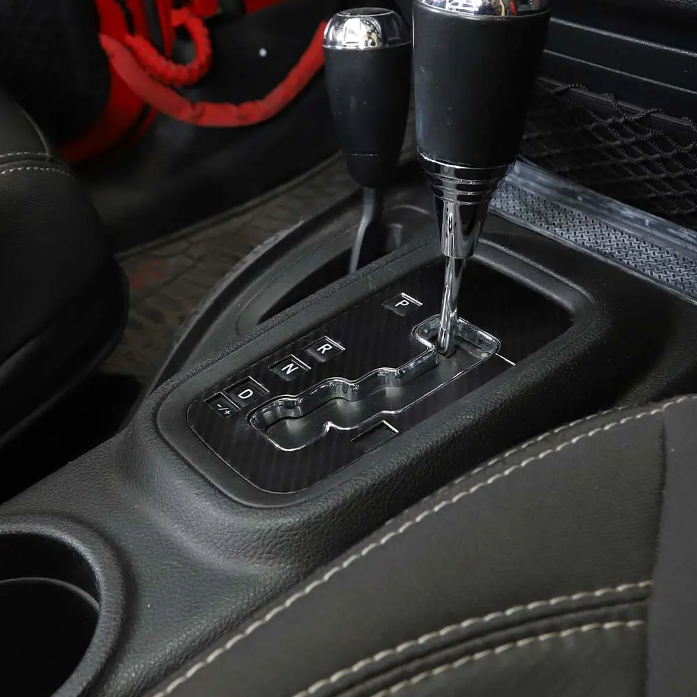 For 2011-2018 Jeep Wrangler JK & Unlimited Gear Shift Panel Cover Trim Aluminum - Image 8