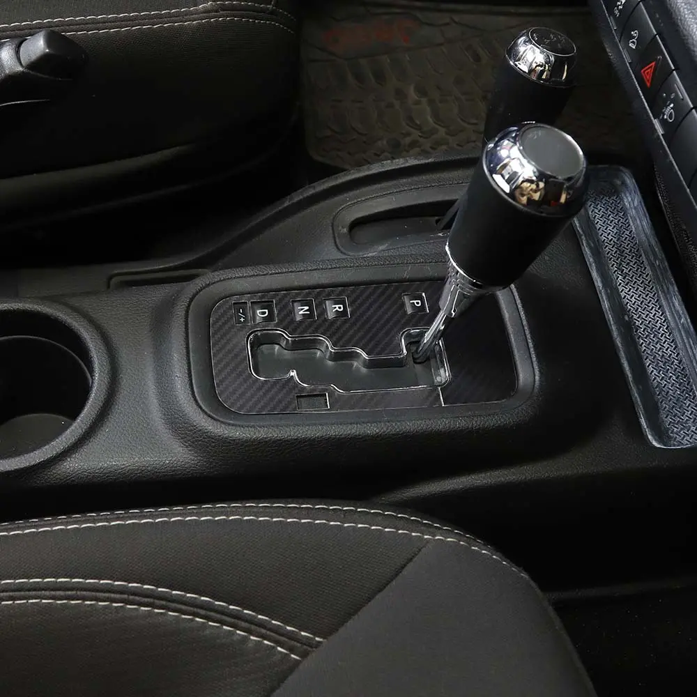 For 2011-2018 Jeep Wrangler JK & Unlimited Gear Shift Panel Cover Trim Aluminum - Image 9