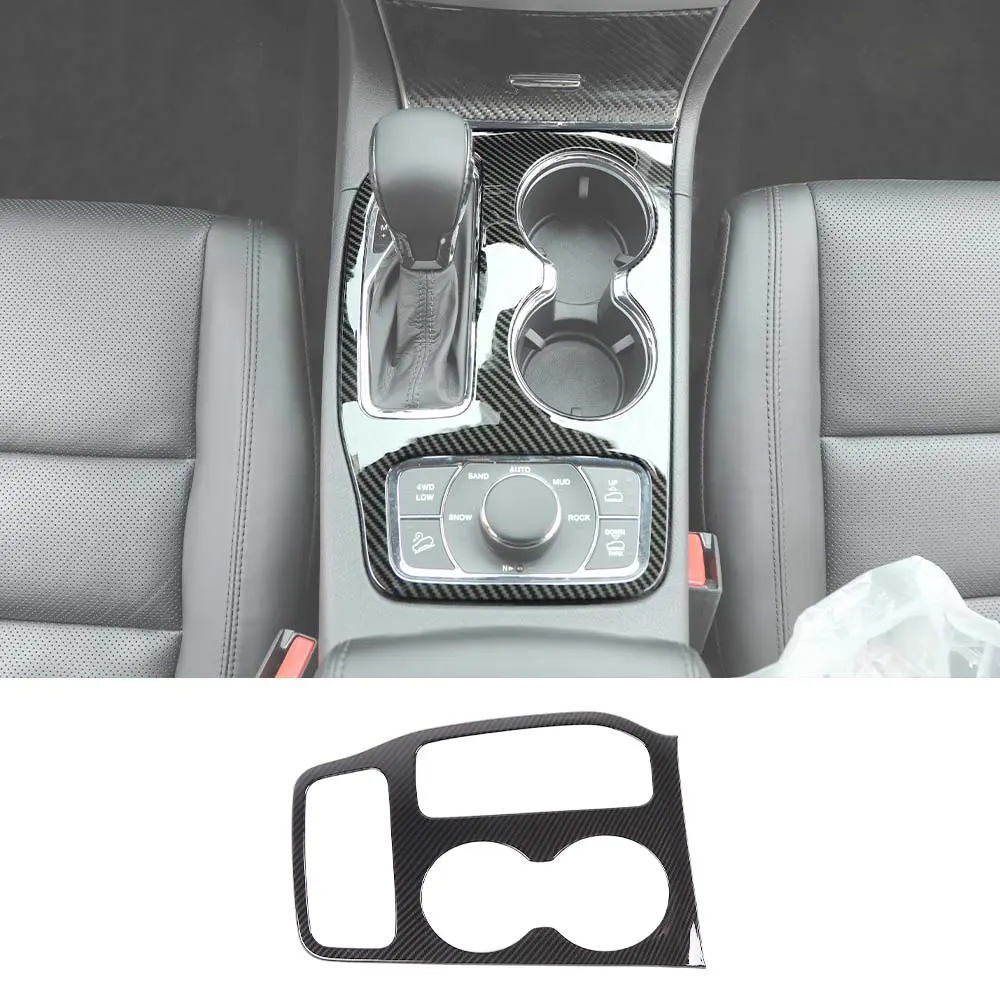 For 2017-2021 Jeep Grand Cherokee WK2 Gear Shift Panel Cover Trim Kit
