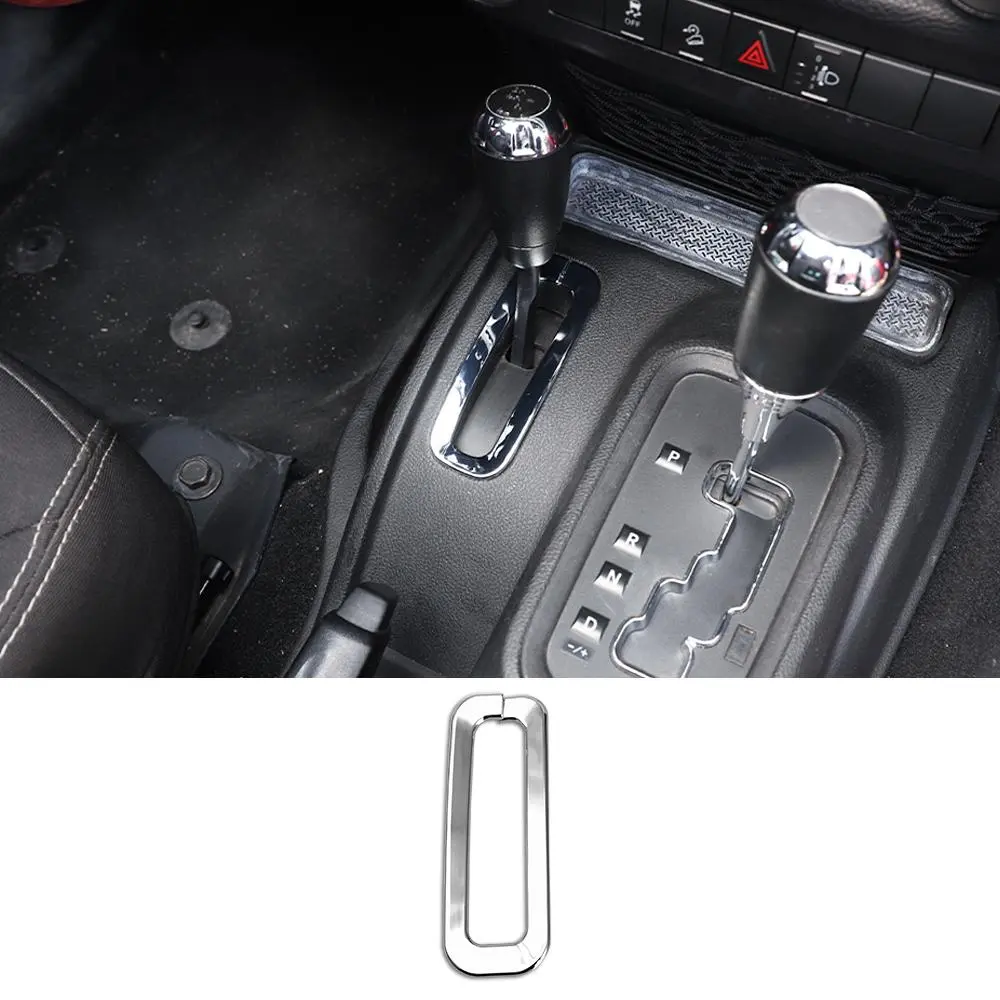 For 2011-2018 Jeep Wrangler JK Gear Shift Panel Trim Decor Bezel Small Size - Image 12