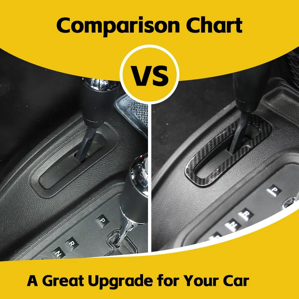 For 2011-2018 Jeep Wrangler JK Gear Shift Panel Trim Decor Bezel Small Size - Image 2