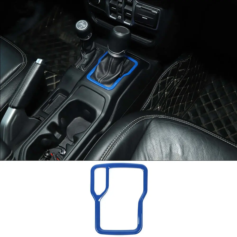 For 2018+ Jeep Wrangler JL JLU & Gladiator JT Gear Shift Panel Trim Cover Frame - Image 10