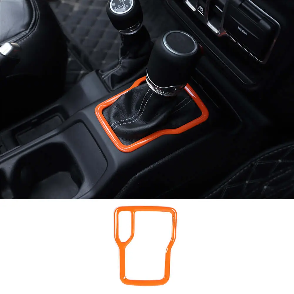 For 2018+ Jeep Wrangler JL JLU & Gladiator JT Gear Shift Panel Trim Cover Frame - Image 14