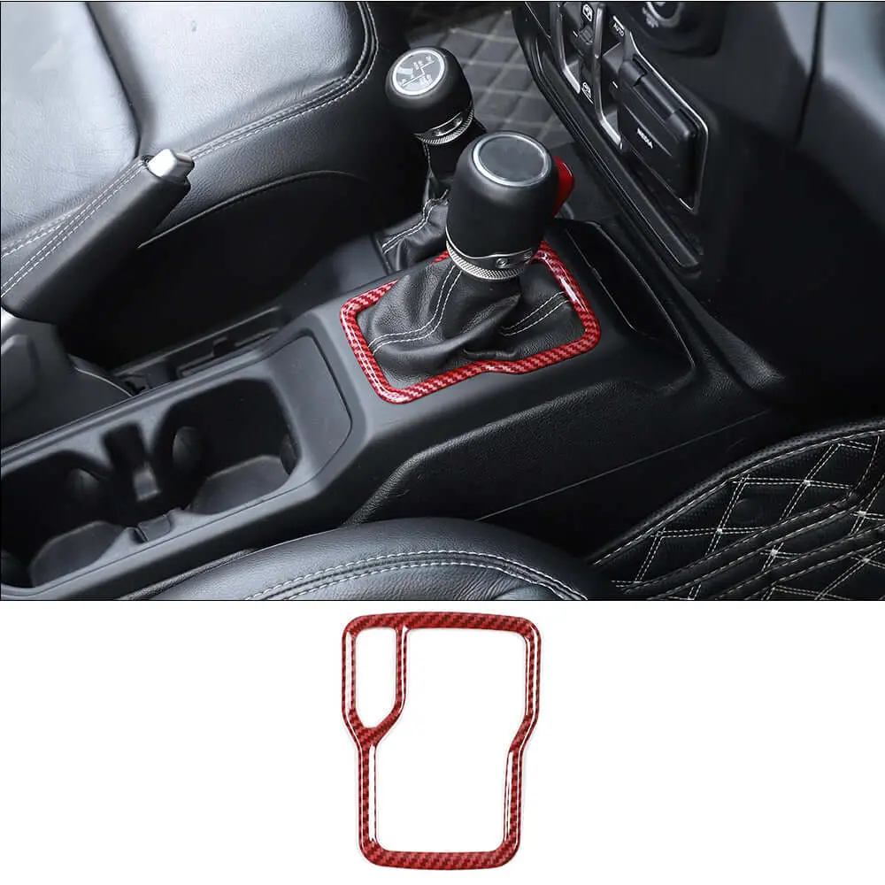 For 2018+ Jeep Wrangler JL JLU & Gladiator JT Gear Shift Panel Trim Cover Frame - Image 17