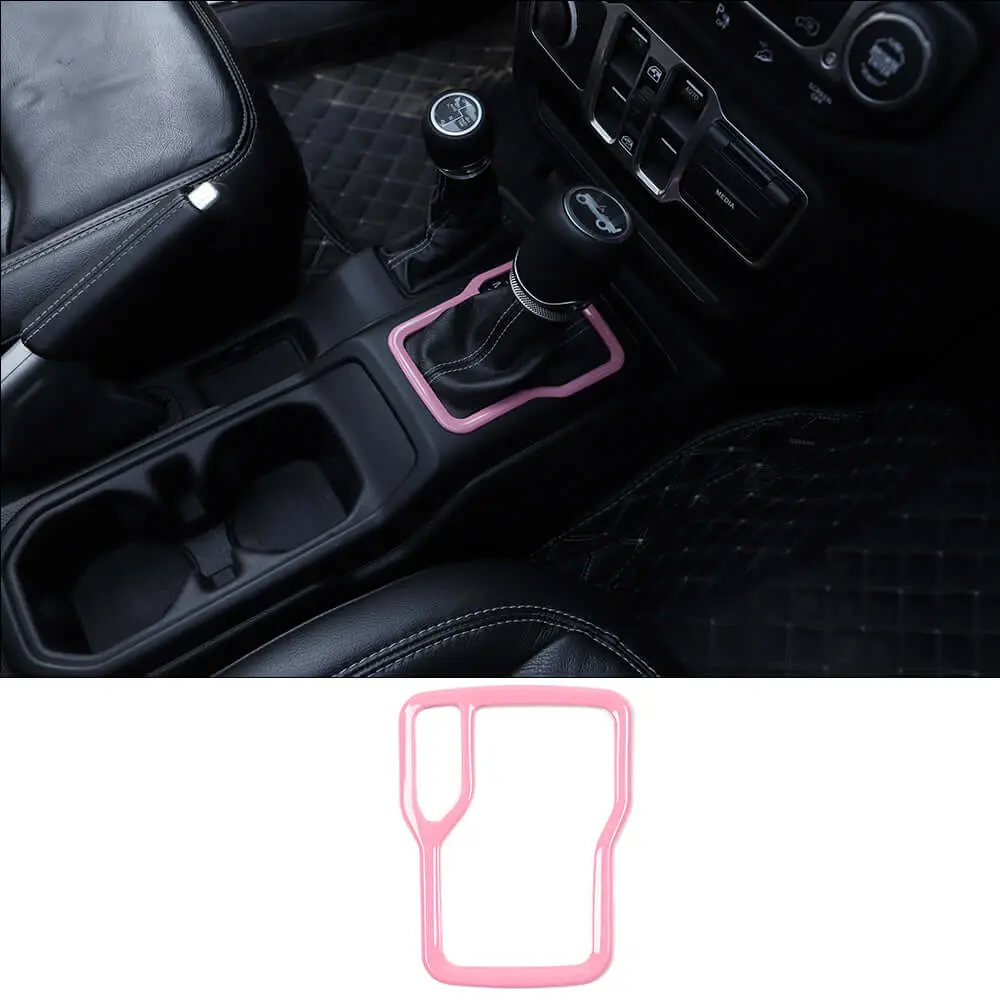 For 2018+ Jeep Wrangler JL JLU & Gladiator JT Gear Shift Panel Trim Cover Frame - Image 18