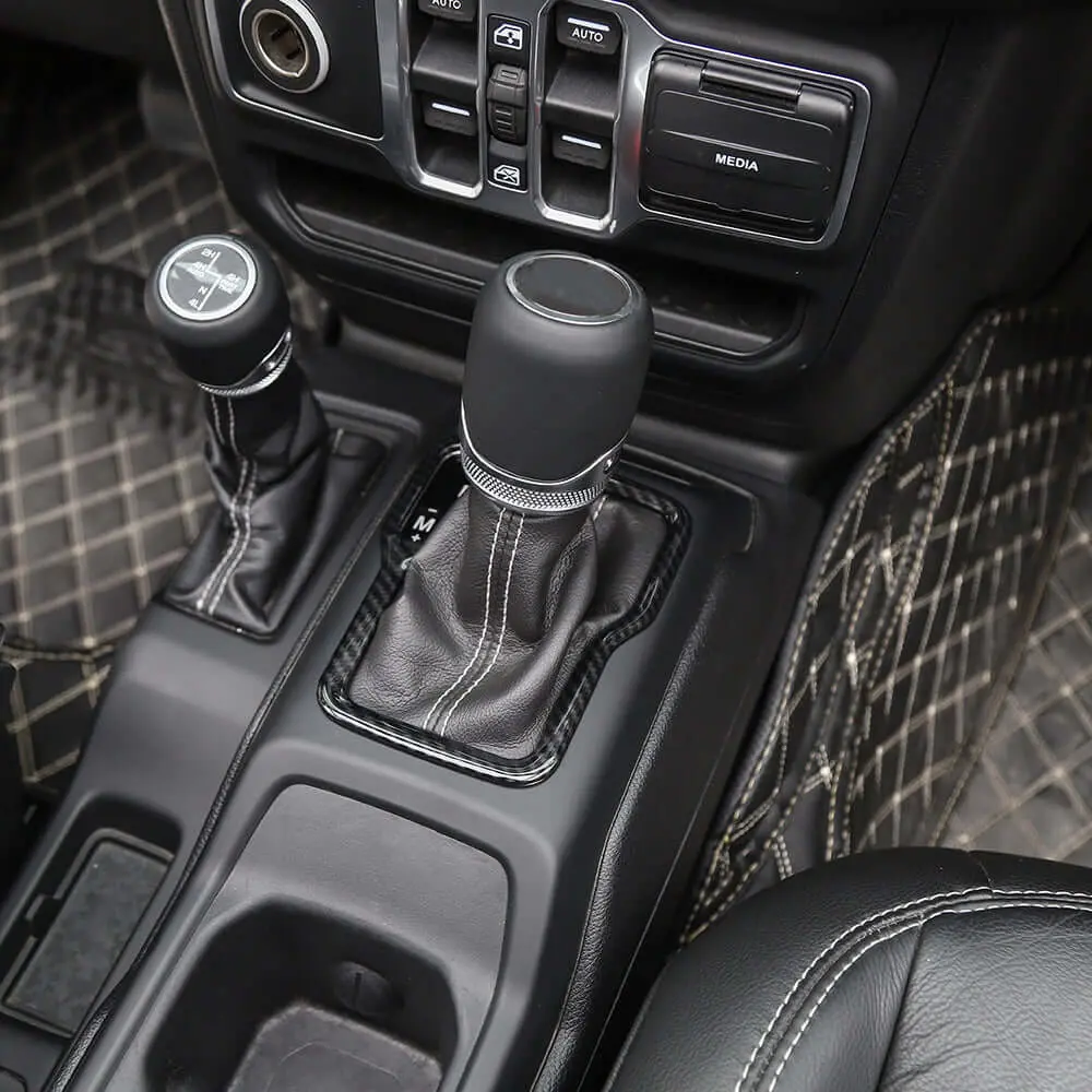 For 2018+ Jeep Wrangler JL JLU & Gladiator JT Gear Shift Panel Trim Cover Frame - Image 5