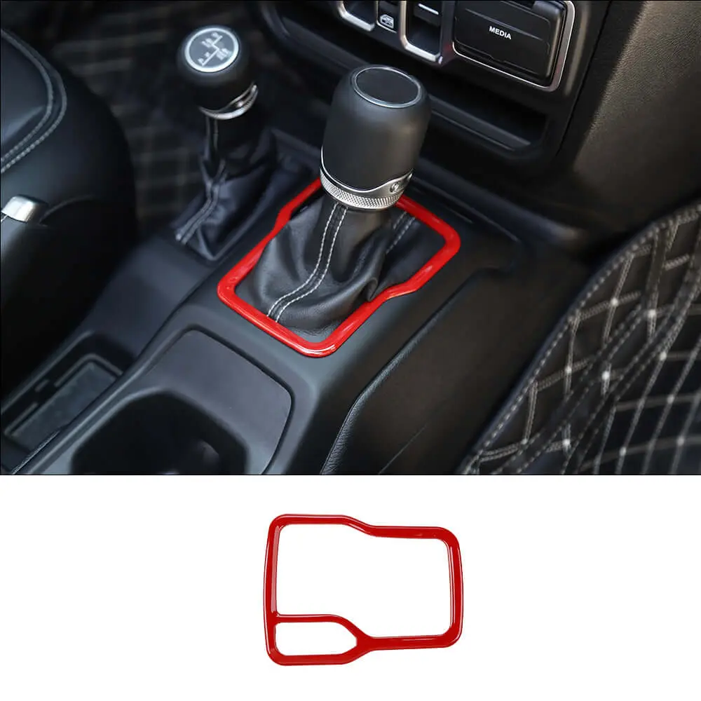 For 2018+ Jeep Wrangler JL JLU & Gladiator JT Gear Shift Panel Trim Cover Frame - Image 9