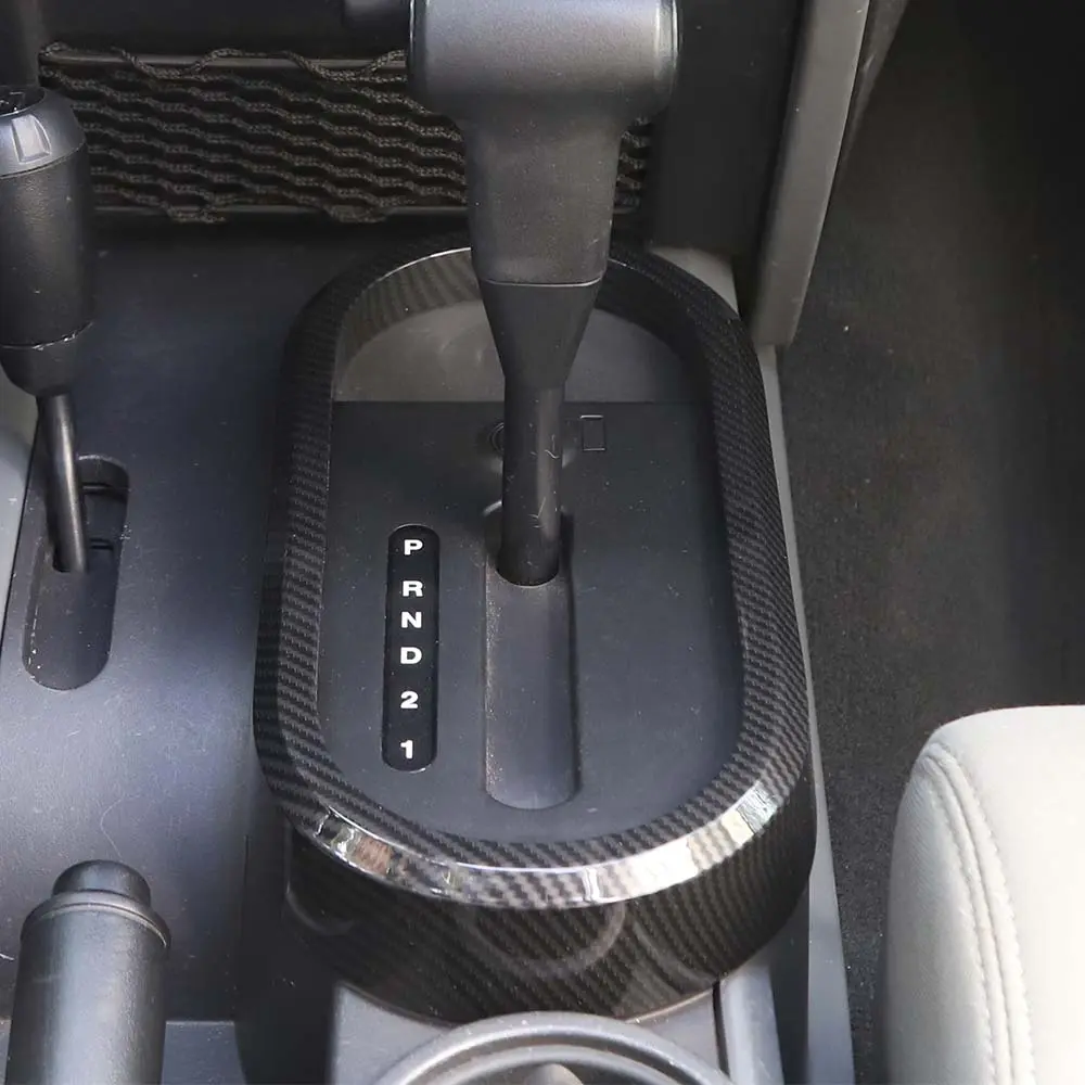 For 2007-2010 Jeep Wrangler JK JKU Gear Shift Panel Trim Cover Frame Bezel - Image 3