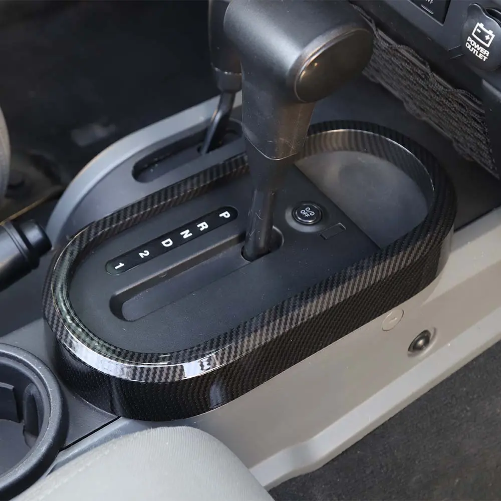 For 2007-2010 Jeep Wrangler JK JKU Gear Shift Panel Trim Cover Frame Bezel - Image 5