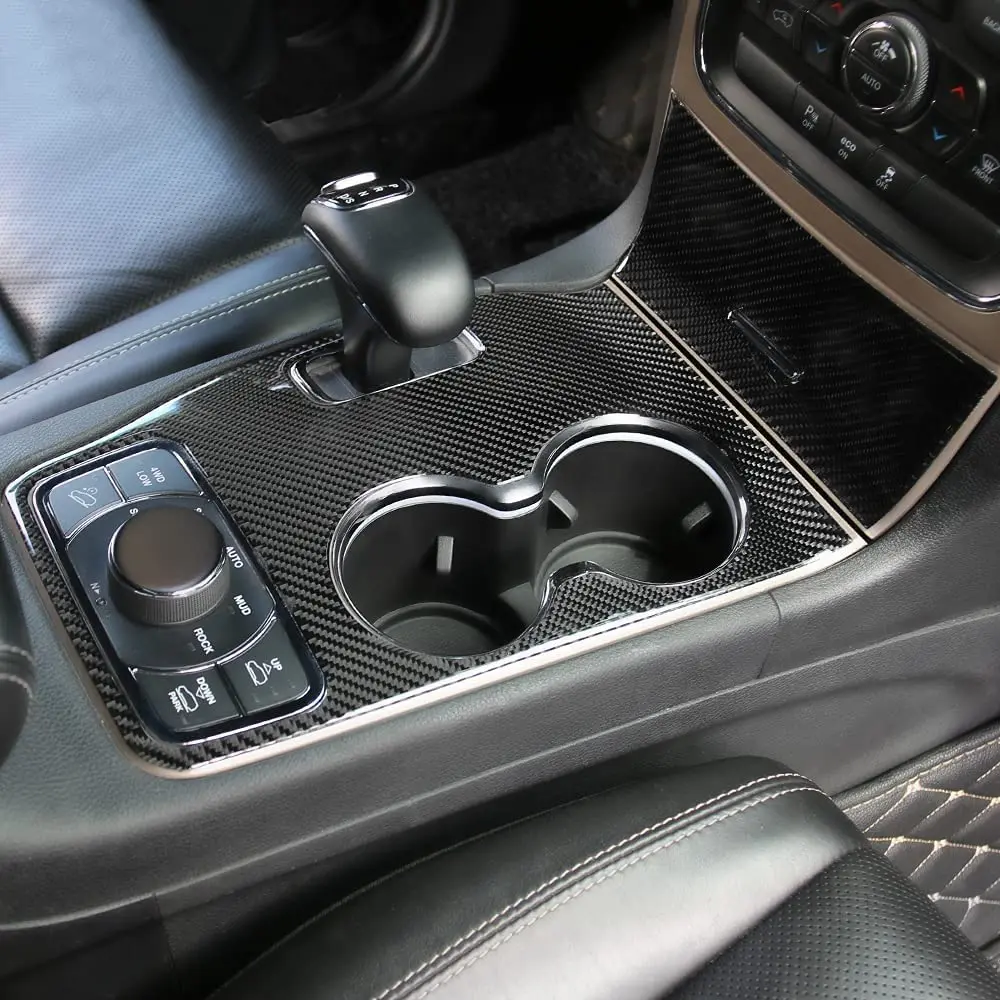 For 2014-2016 Jeep Grand Cherokee WK2 Inner Gear Shift Panel Trim Cover Kit - Image 3