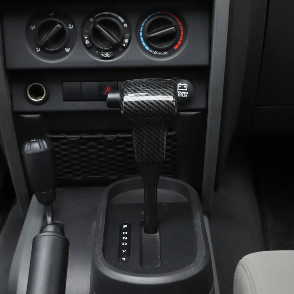 For 2007-2010 Jeep Wrangler JK JKU Gear Shift Shift Knob Cover Trim Decor - Image 3