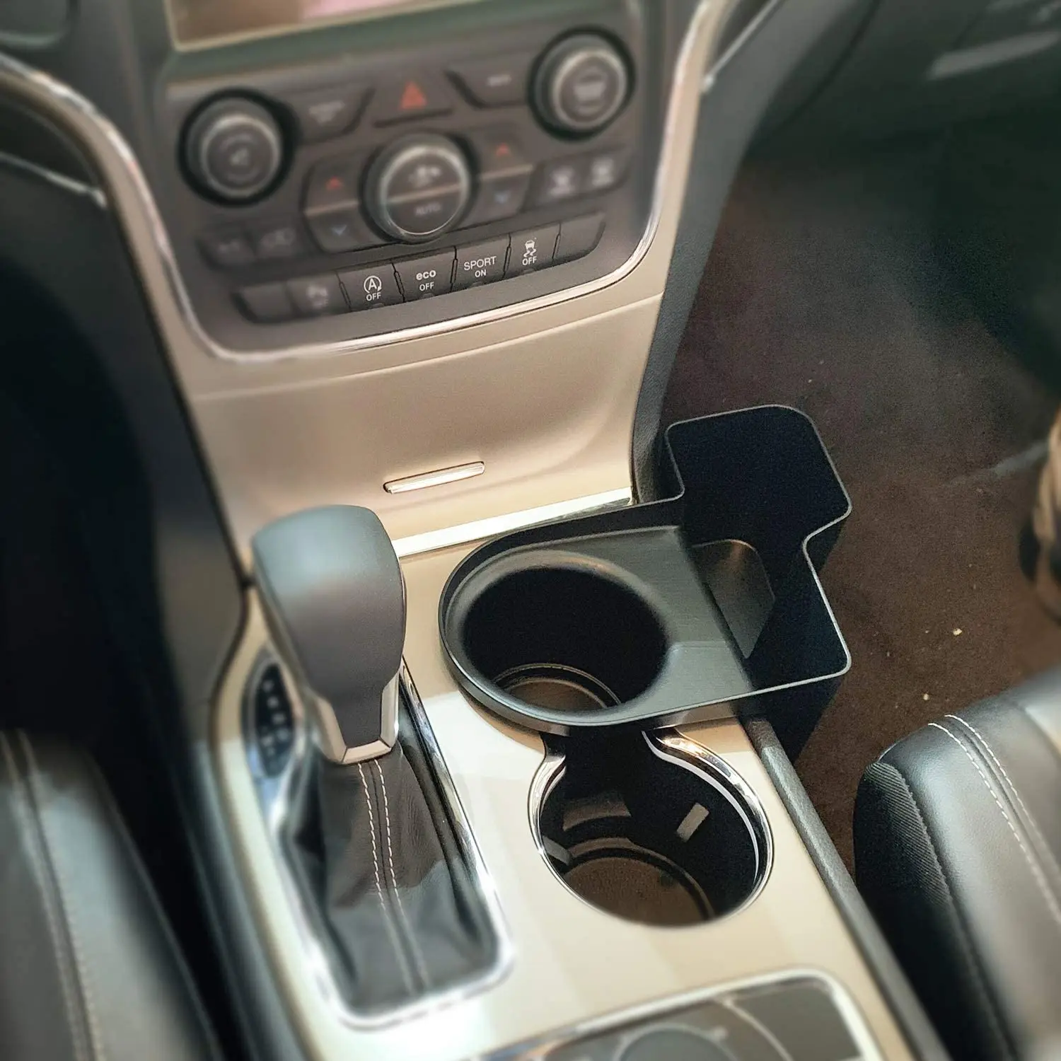 For 2011-2021 Jeep Grand Cherokee Gear Shift Center Console Side Storage Box - Image 3