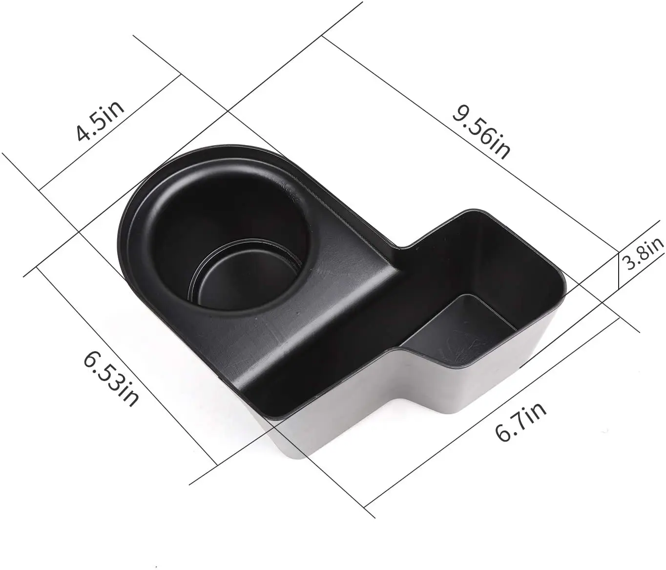 For 2011-2021 Jeep Grand Cherokee Gear Shift Center Console Side Storage Box - Image 7