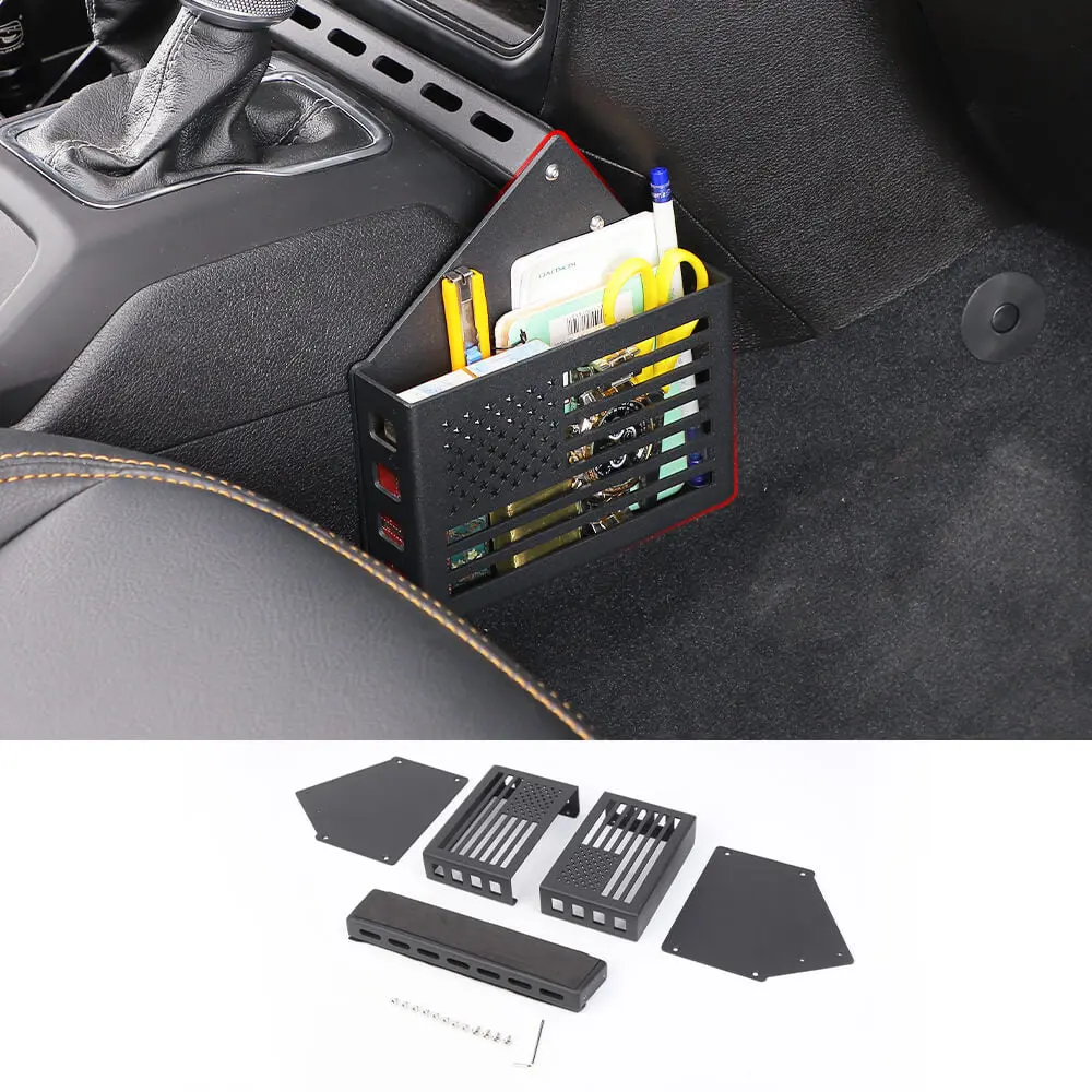 For 2018+ Jeep Wrangler JL & Gladiator JT Gear Shift Center Console Storage Box Expansion Organizer Tray