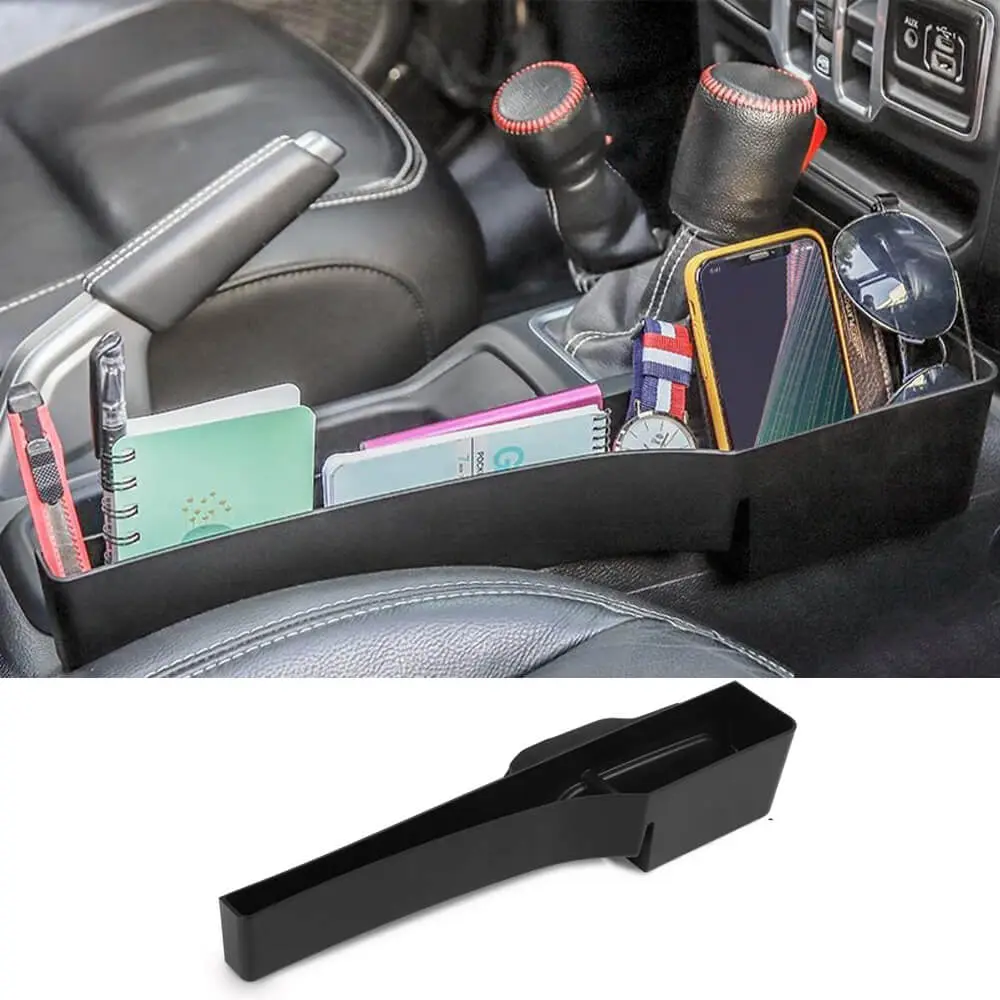 For 2018+ Jeep Wrangler JL JLU & Gladiator JT Co-pilot Gear Shift Center Console Storage Box Tray, Passenger Side Organizer