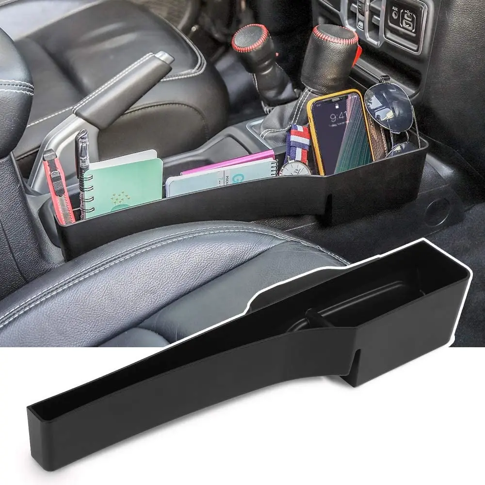 For 2018+ Jeep Wrangler JL JLU & Gladiator JT Co-pilot Gear Shift Center Console Storage Box Tray, Passenger Side Organizer - Image 2
