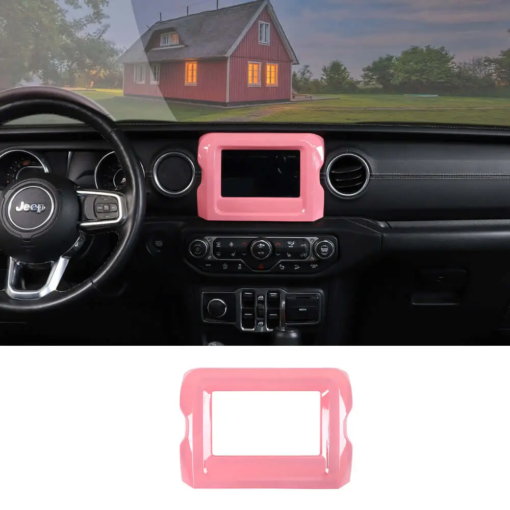 For 2018-2023 Jeep Wrangler JL & Gladiator JT GPS Navigation Panel Cover Trim (Not Fit Rubicon) - Image 12