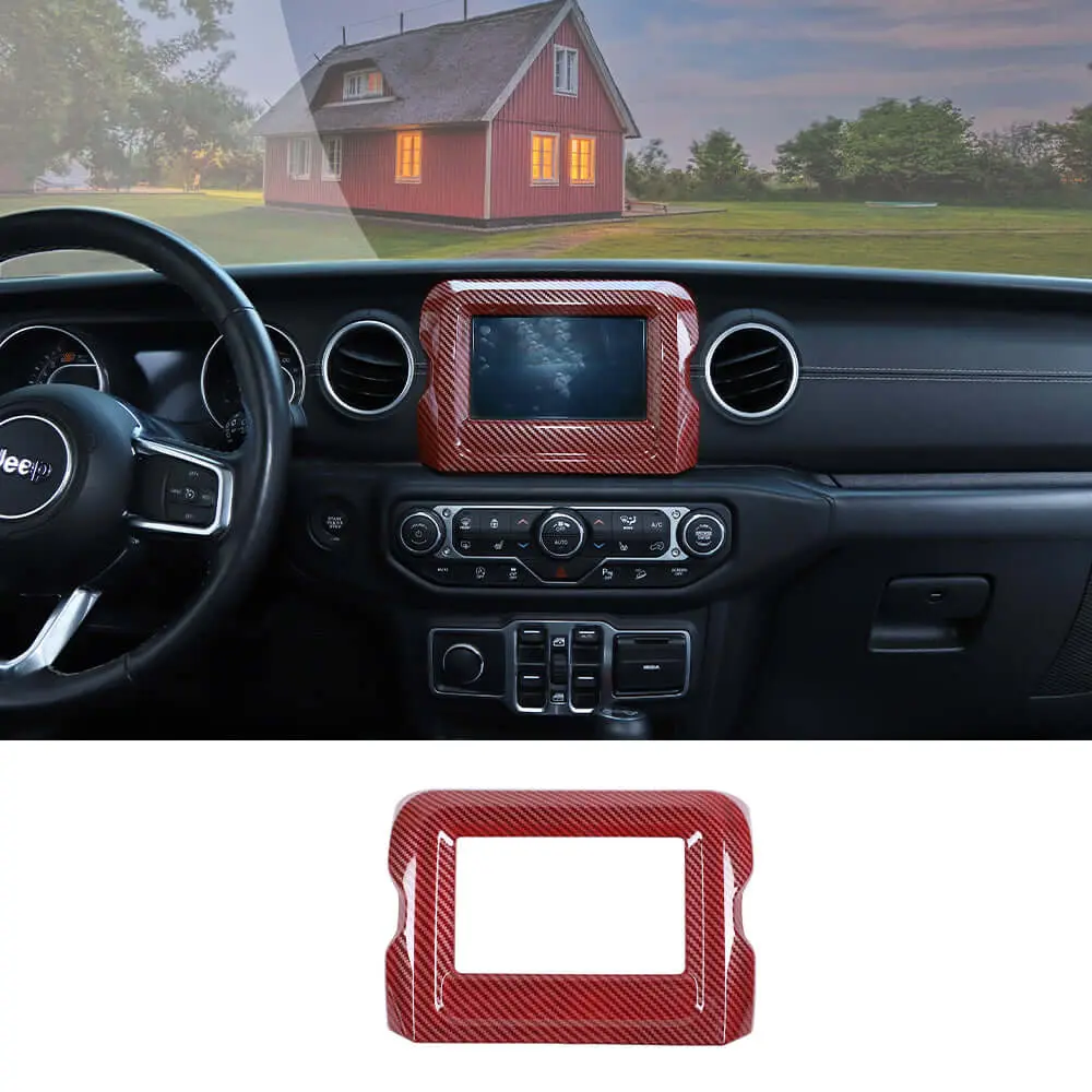 For 2018-2023 Jeep Wrangler JL & Gladiator JT GPS Navigation Panel Cover Trim (Not Fit Rubicon) - Image 13