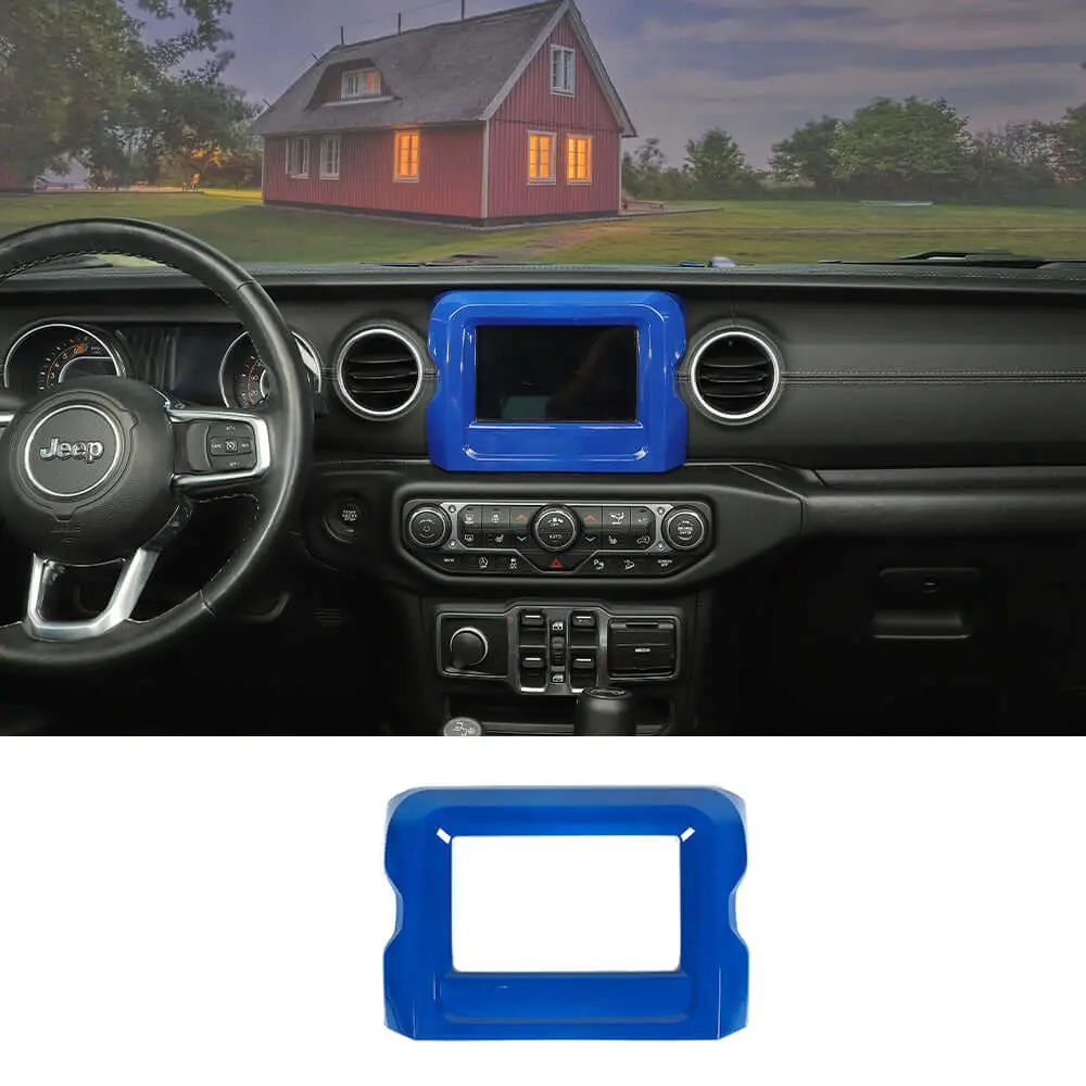 For 2018-2023 Jeep Wrangler JL & Gladiator JT GPS Navigation Panel Cover Trim (Not Fit Rubicon) - Image 16