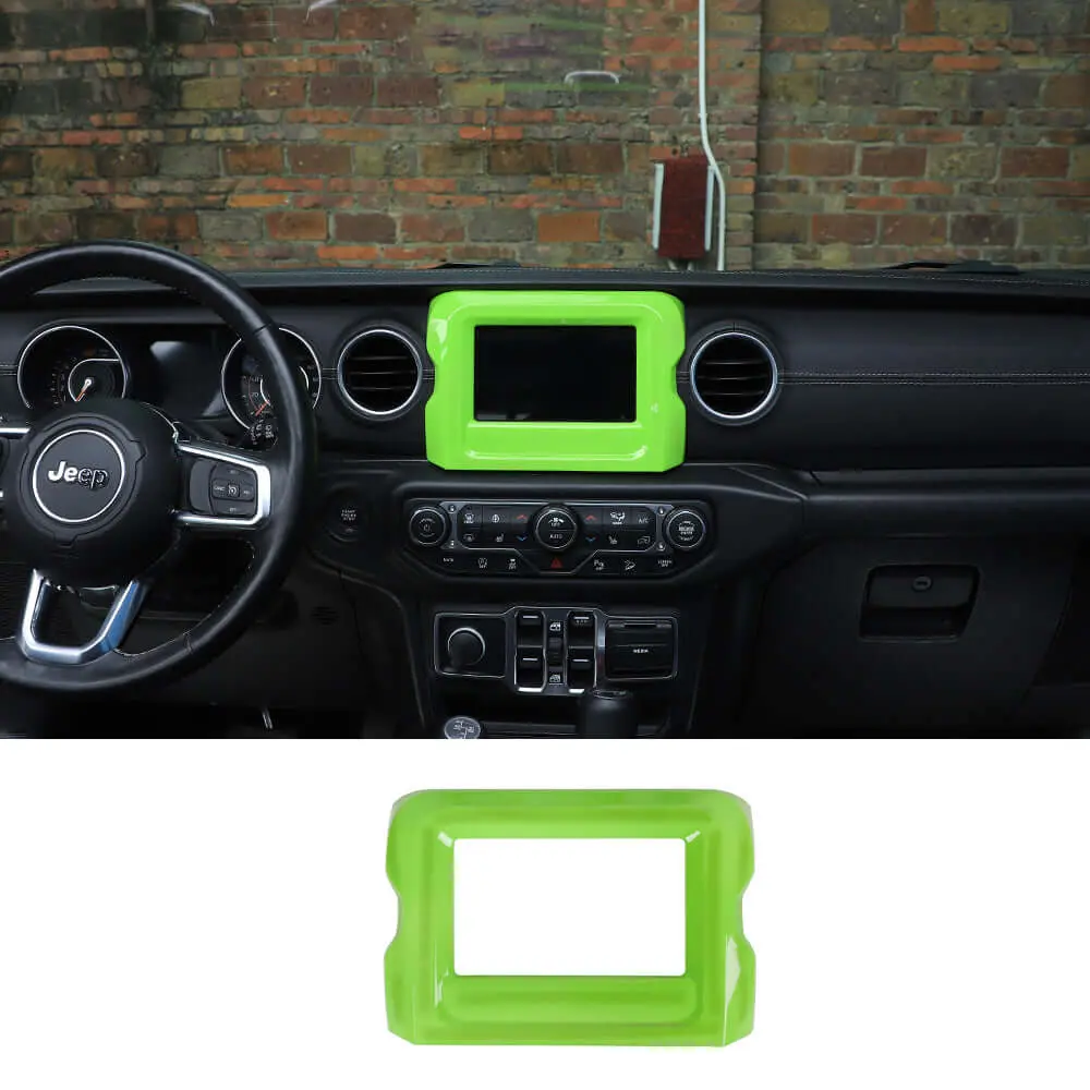 For 2018-2023 Jeep Wrangler JL & Gladiator JT GPS Navigation Panel Cover Trim (Not Fit Rubicon) - Image 17