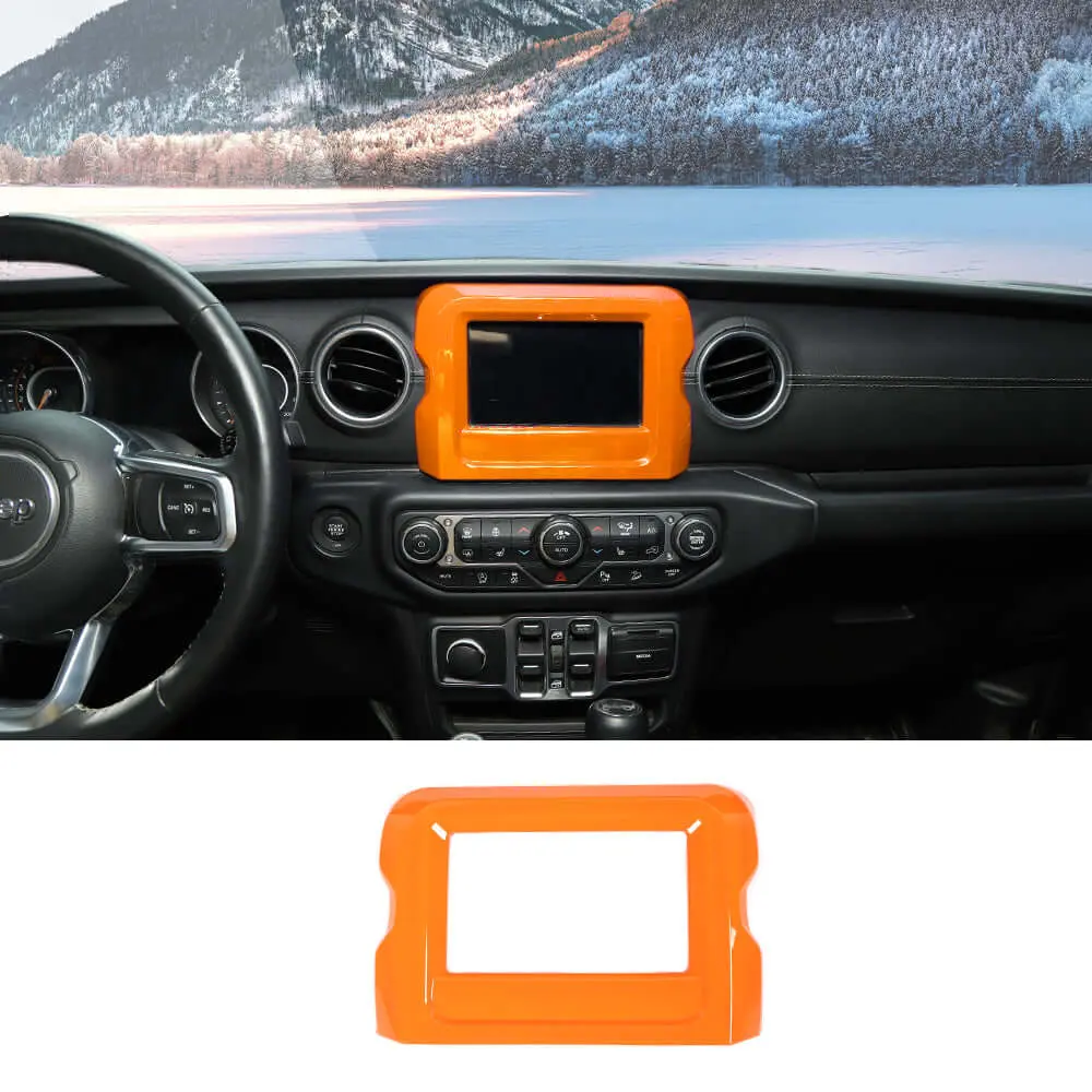 For 2018-2023 Jeep Wrangler JL & Gladiator JT GPS Navigation Panel Cover Trim (Not Fit Rubicon) - Image 19