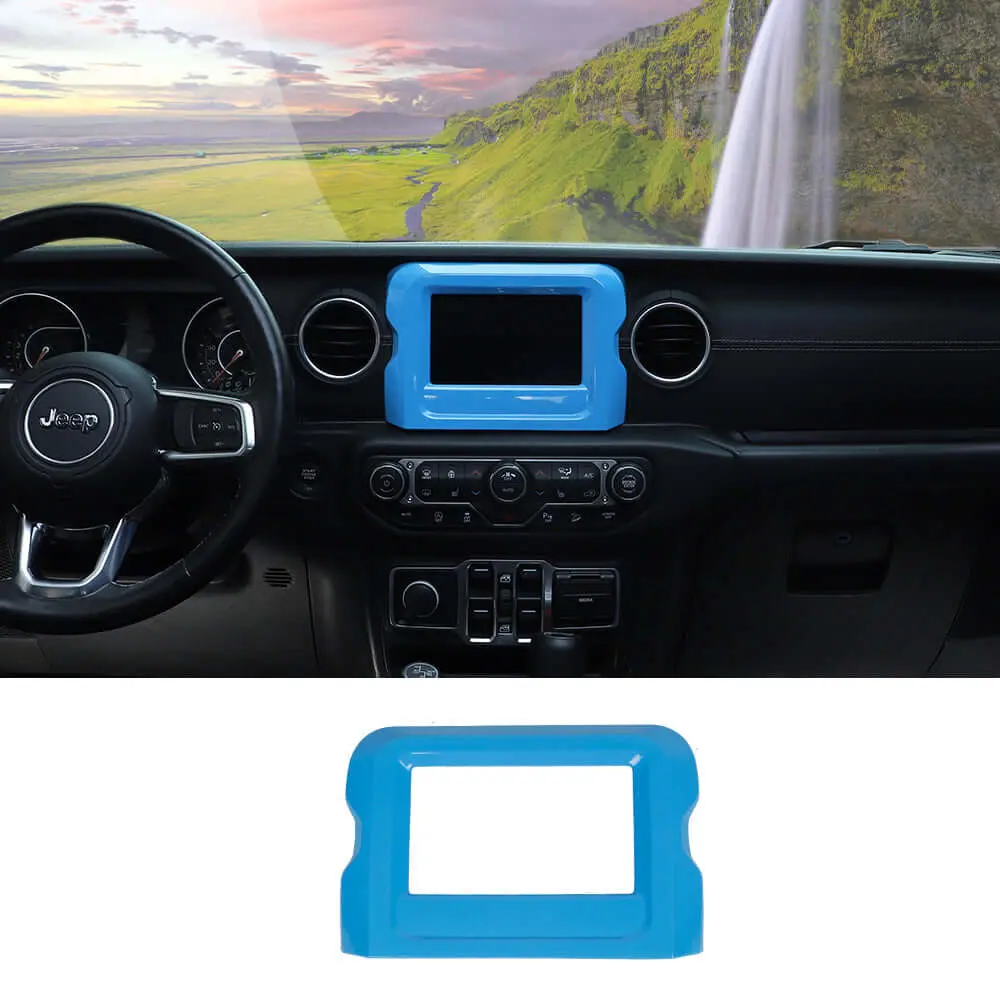 For 2018-2023 Jeep Wrangler JL & Gladiator JT GPS Navigation Panel Cover Trim (Not Fit Rubicon) - Image 21