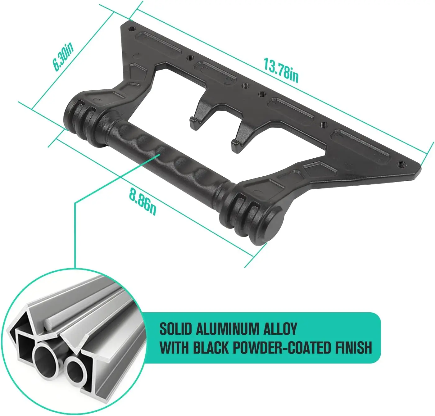 For 2018+ Jeep Wrangler JL JLU & Gladiator JT Grab Roll Bar Handle - Image 7