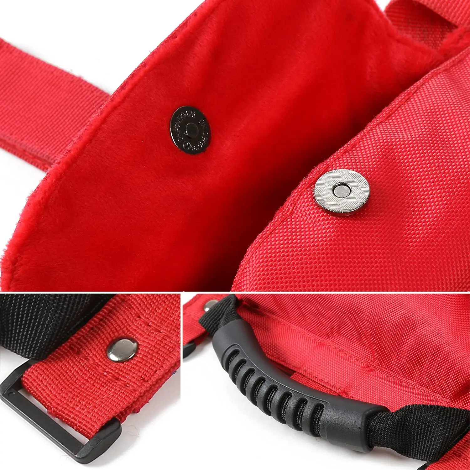 For Jeep Wrangler CJ YJ TJ JK JL &Gladiator JT Heavy Duty Roll Bar Grab Handles with Storage Bag - Image 8