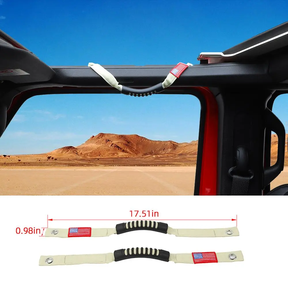 For 2024+ Jeep Wrangler JL JT Grab Handles Roll Bar Replacement - Image 15