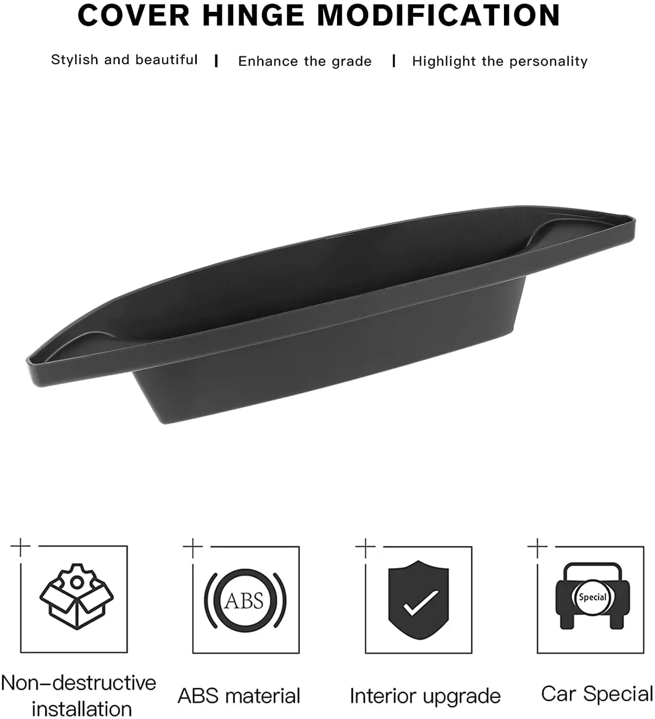 For 2011-2018 Jeep Wrangler JK Passenger Co-Pilot Grab Bar Storage Box Handle Tray Organizer - Image 6