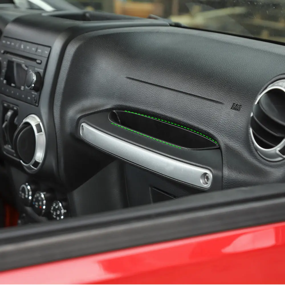 For 2011-2018 Jeep Wrangler JK JKU Passenger Grab Handle Storage Box - Image 6