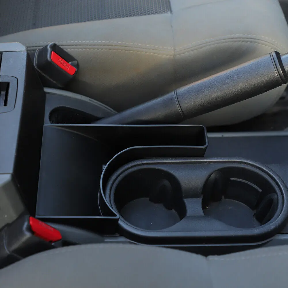 For 2007-2010 Jeep Wrangler JK Handbrake Armrest Side Storage Box Organizer Tray - Image 3