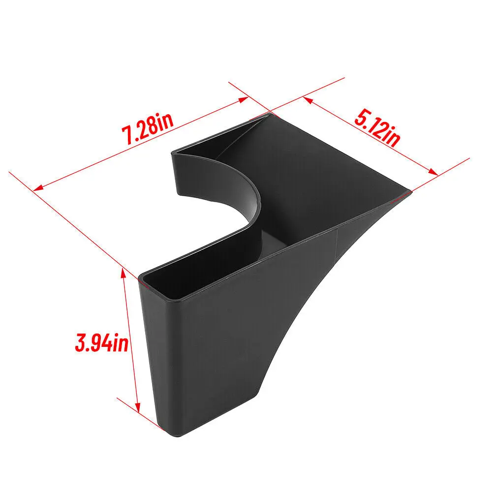 For 2007-2010 Jeep Wrangler JK Handbrake Armrest Side Storage Box Organizer Tray - Image 7