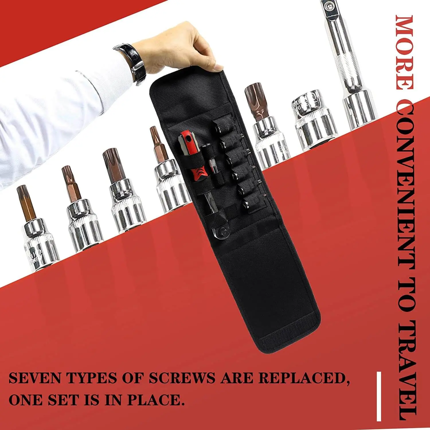 For Jeep Wrangler TJ JK JL Hard Top and Door Removal Torx Tool Set Socket Wrench Multi-Tool Case Kit - Image 4