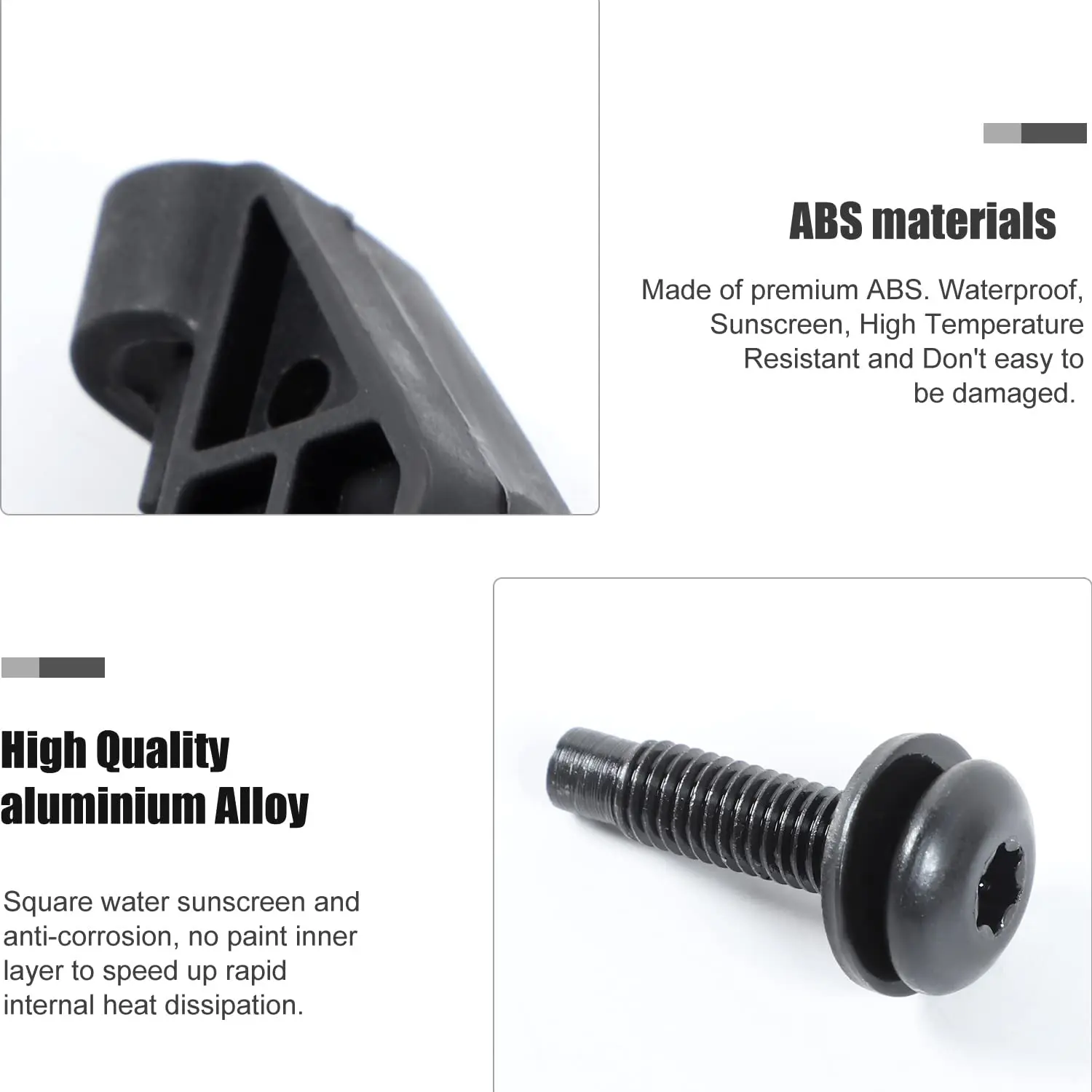 For 2007-2018 Jeep Wrangler JK JKU Hardtop Quick Removal Screws with Clips Replacement Bolts, Black - Image 5