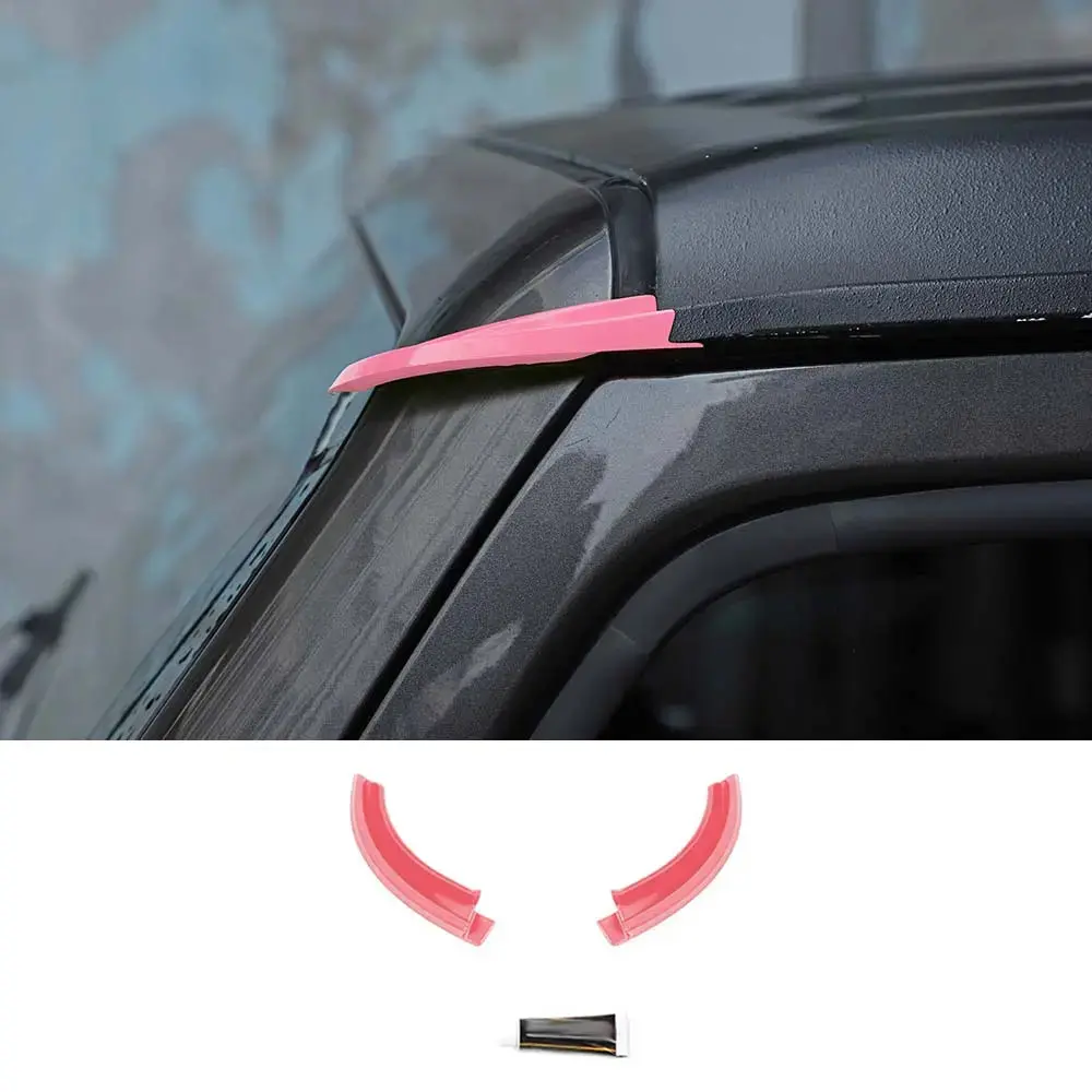 For 2018+ Jeep Wrangler JL JLU & Gladiator JT 1 Pair Hardtop Rain Diverter Drip Rail Extension Rain Gutter - Image 13