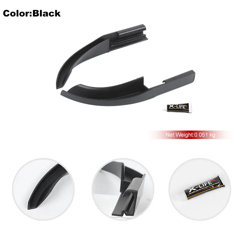 For 2018+ Jeep Wrangler JL JLU & Gladiator JT Hardtop Rain Diverter Extension Drip Rail Rain Gutter - Image 7