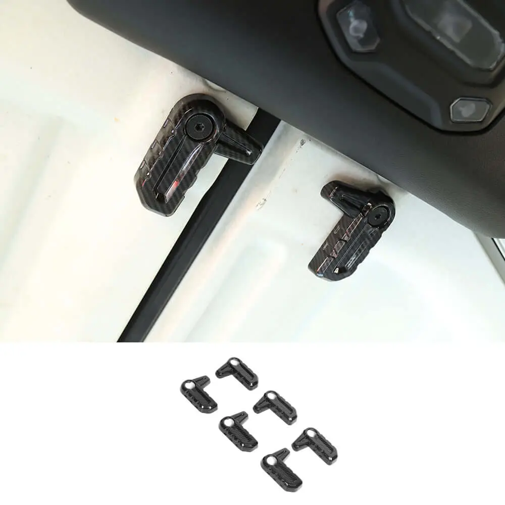 For 2018+ Jeep Wrangler JL Gladiator JT 6 x Hardtop Release Switch Cover Car Roof Remove Trim