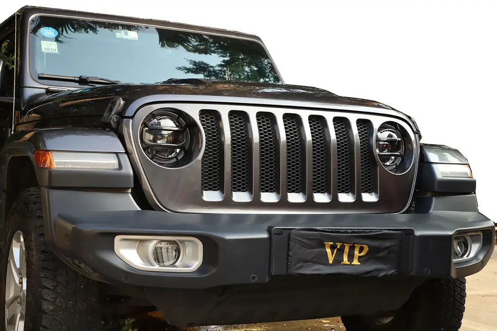For 2018+ Jeep Wrangler JL Headlight&Rear Tail Light Lamp Guard Trim - Image 4