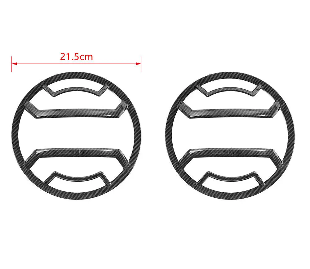For 2018+ Jeep Wrangler JL Headlight&Rear Tail Light Lamp Guard Trim - Image 9