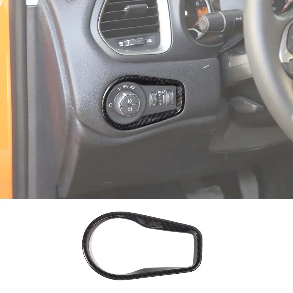 For 2015+ Jeep Renegade Headlight Switch Button Frame Trim
