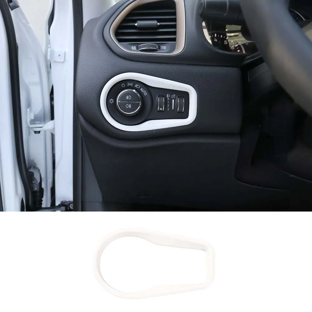 For 2015+ Jeep Renegade Headlight Switch Button Frame Trim - Image 11
