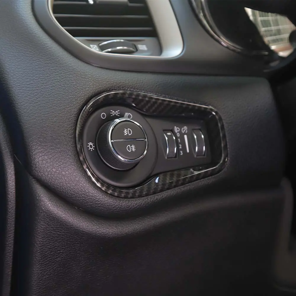 For 2015+ Jeep Renegade Headlight Switch Button Frame Trim - Image 7