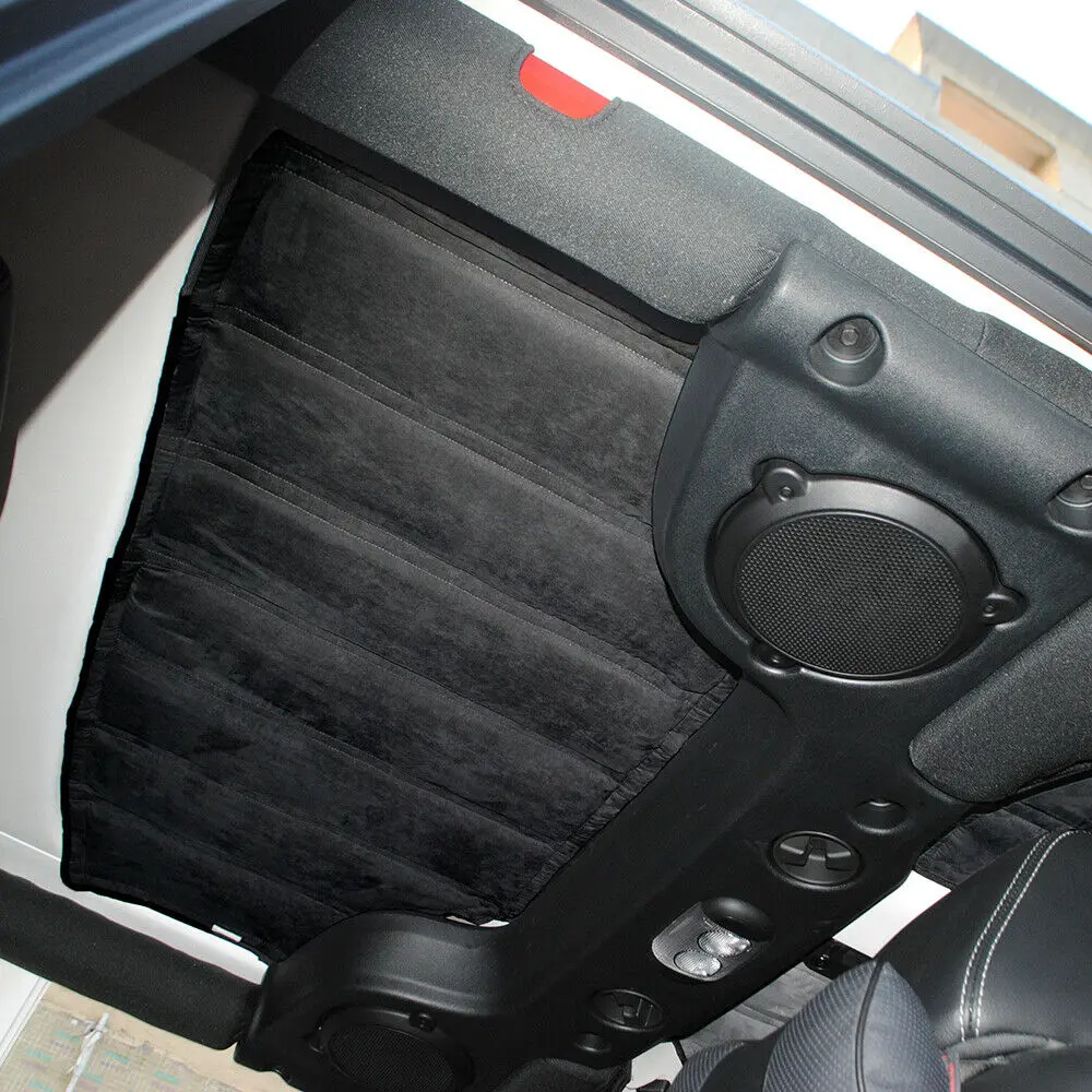 For 2007-2010 Jeep Wrangler JK JKU 4 Doors Headliner Roof Hardtop Freedom Panel Insulation Cotton Kit - Image 6